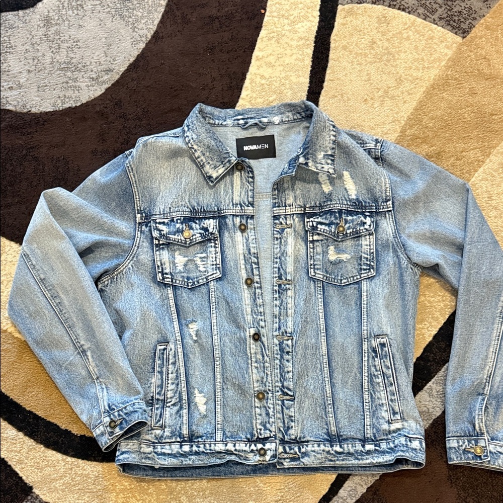 Distressed Denim Jacket